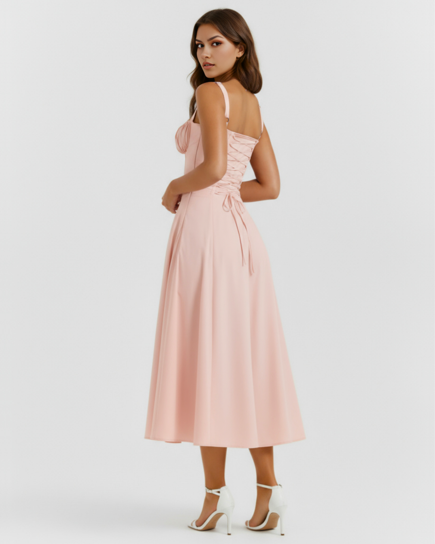 MAISON AVELORE AURORA — Robe Midi Corset
