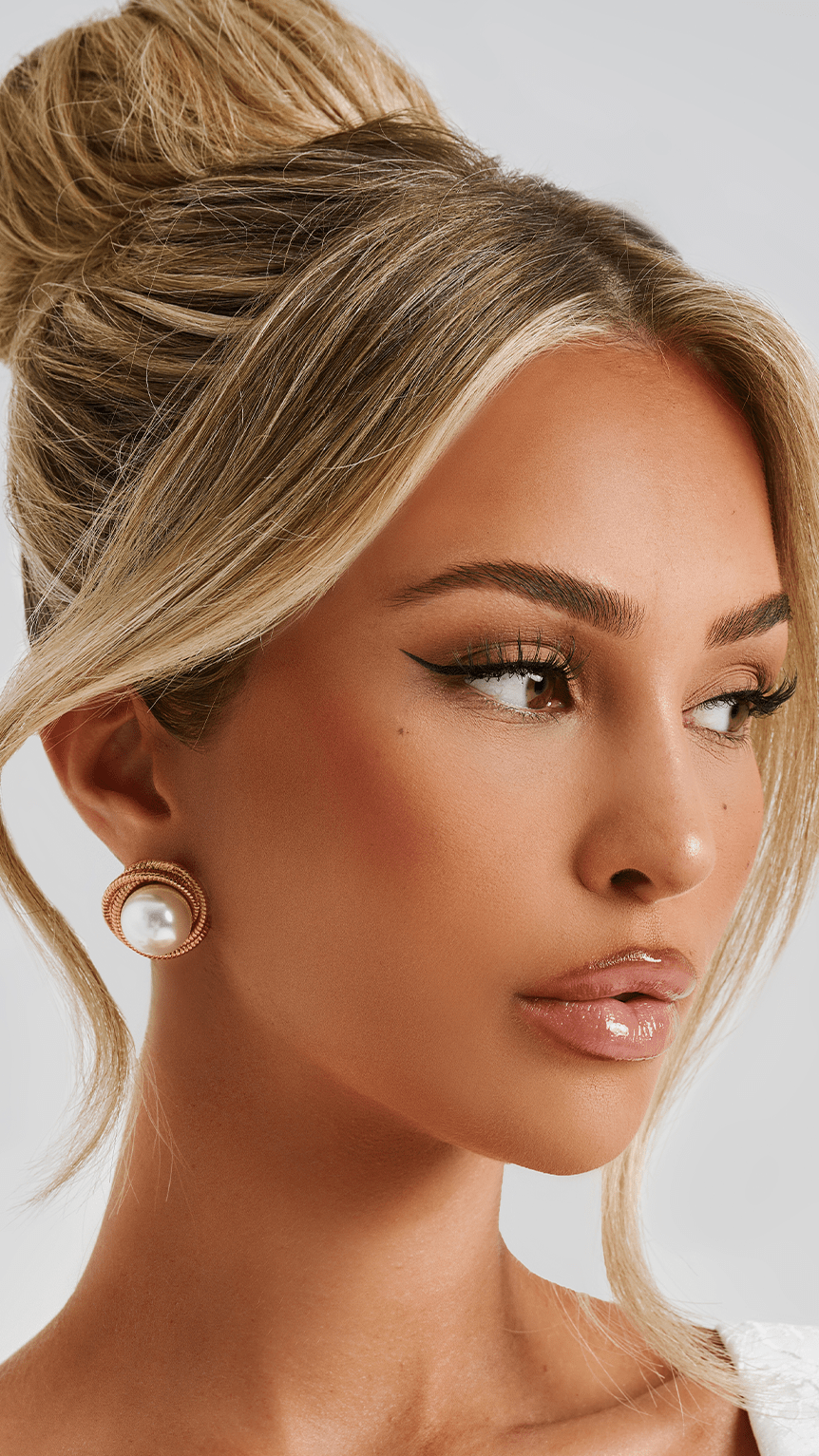 MAISON AVELORE DAVINA PEARL — Boucles d'Oreilles