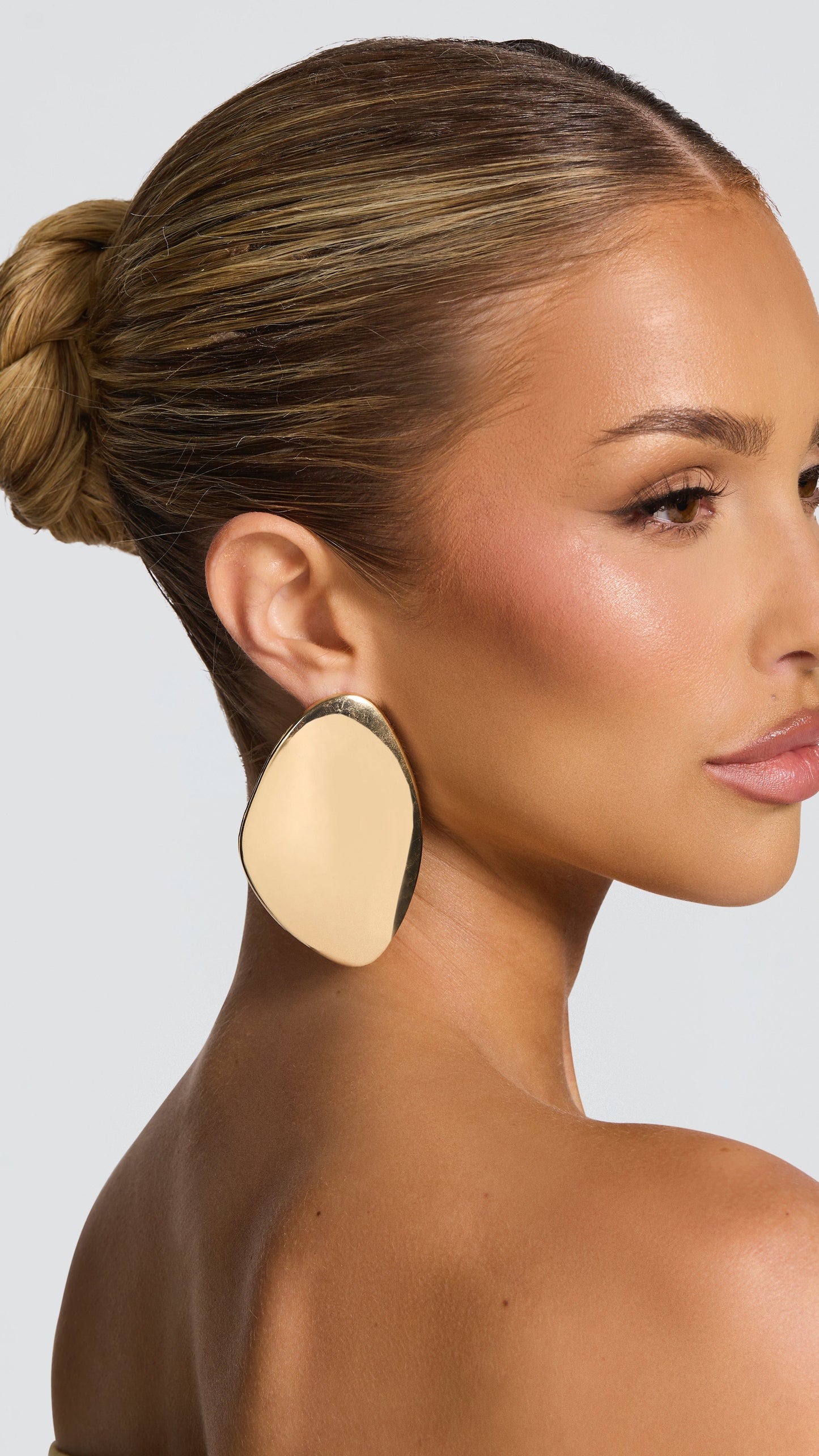 MAISON AVELORE YUKI DISC — Boucles d'Oreilles