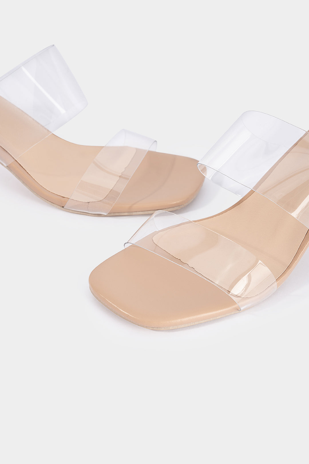 MAISON AVELORE CRYSTAL STEP — Transparent Sandales
