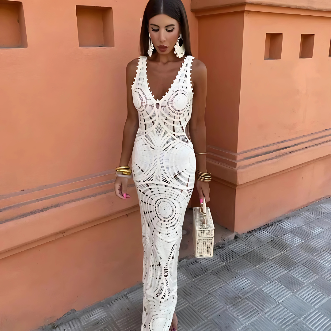MAISON AVELORE YAIZA COAST ICON — Robe Longue
