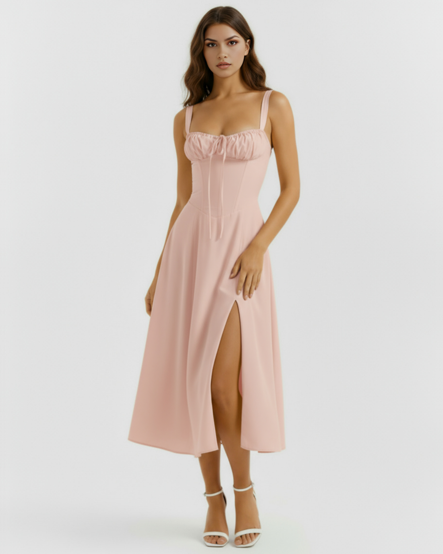 MAISON AVELORE AURORA — Robe Midi Corset