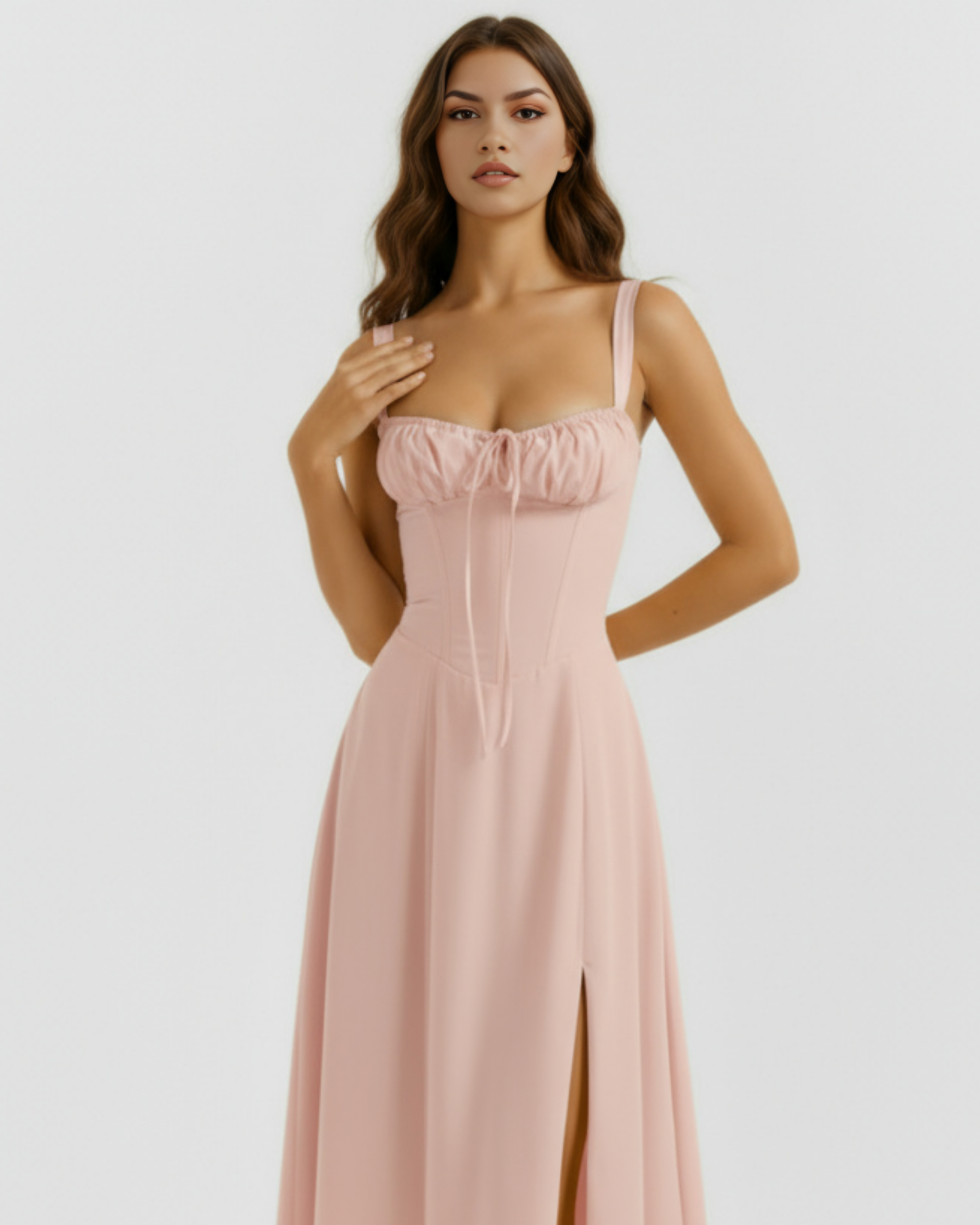 MAISON AVELORE AURORA — Robe Midi Corset