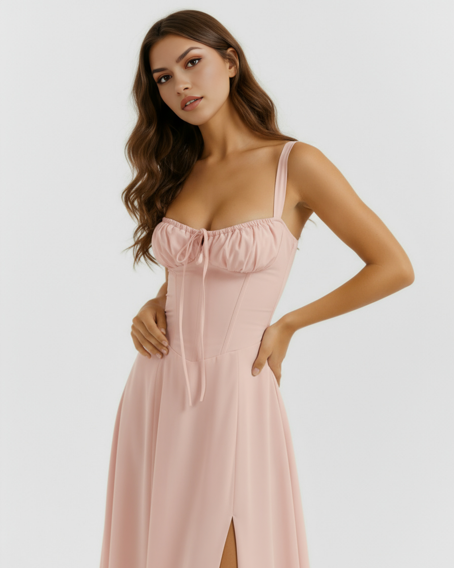 MAISON AVELORE AURORA — Robe Midi Corset