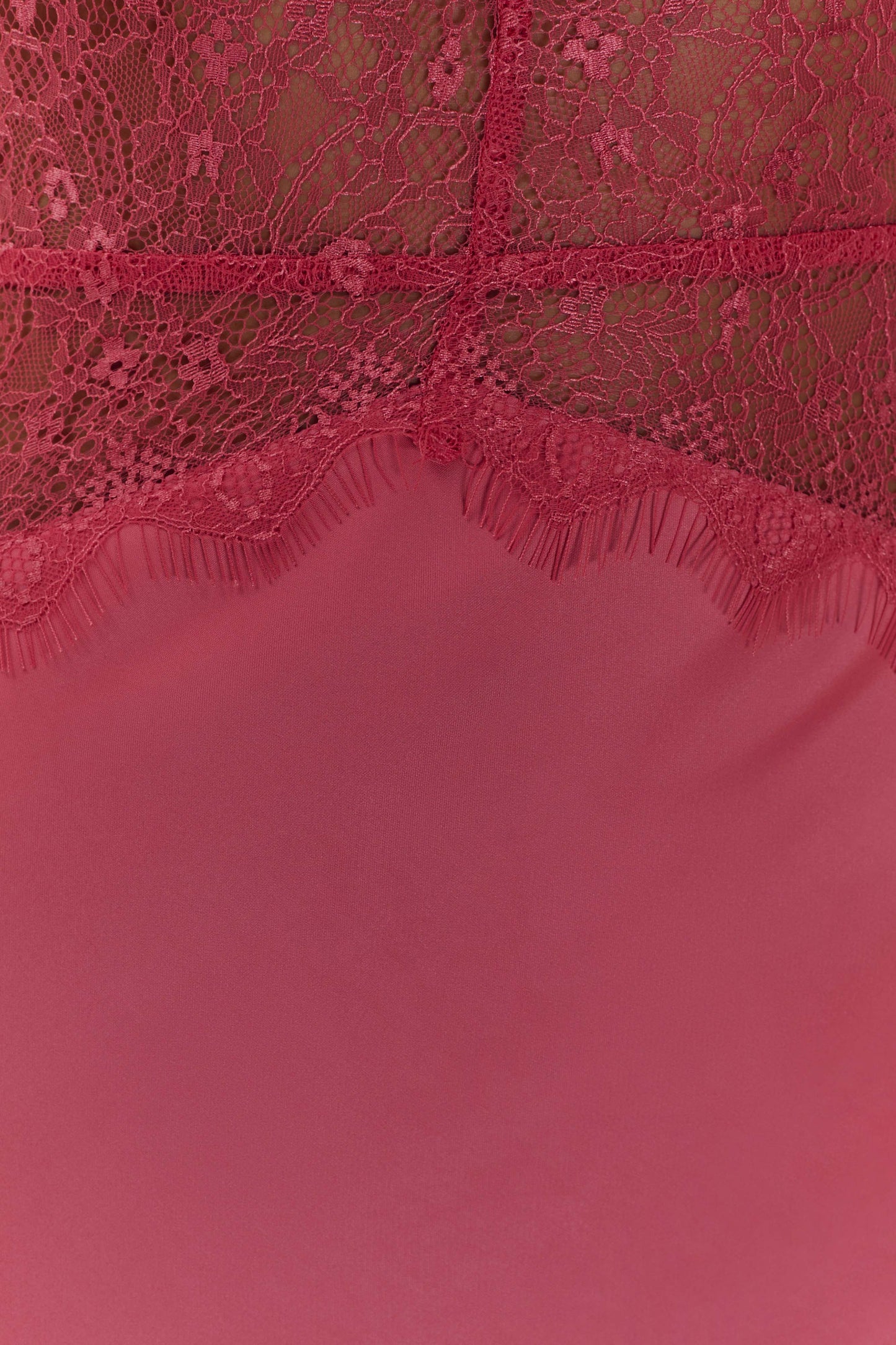 MAISON AVELORE DINAH — Robe Longue Dentelle & Satin (Rose Poudré)
