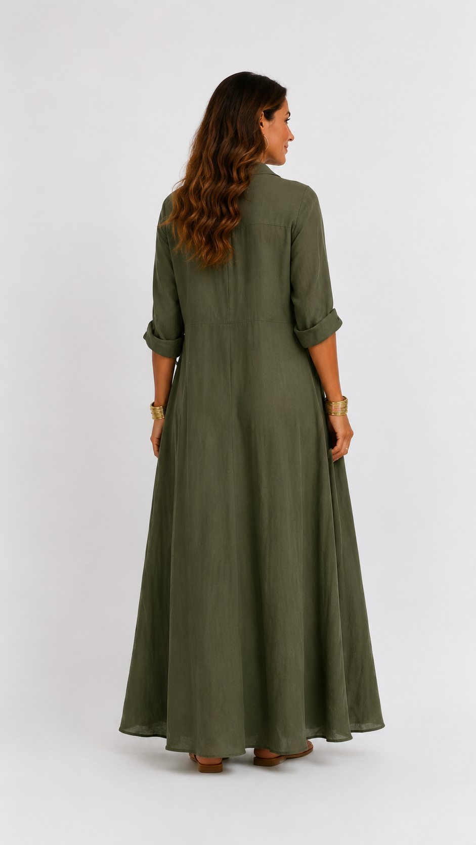 Giulia vestido largo de lino – foto 8