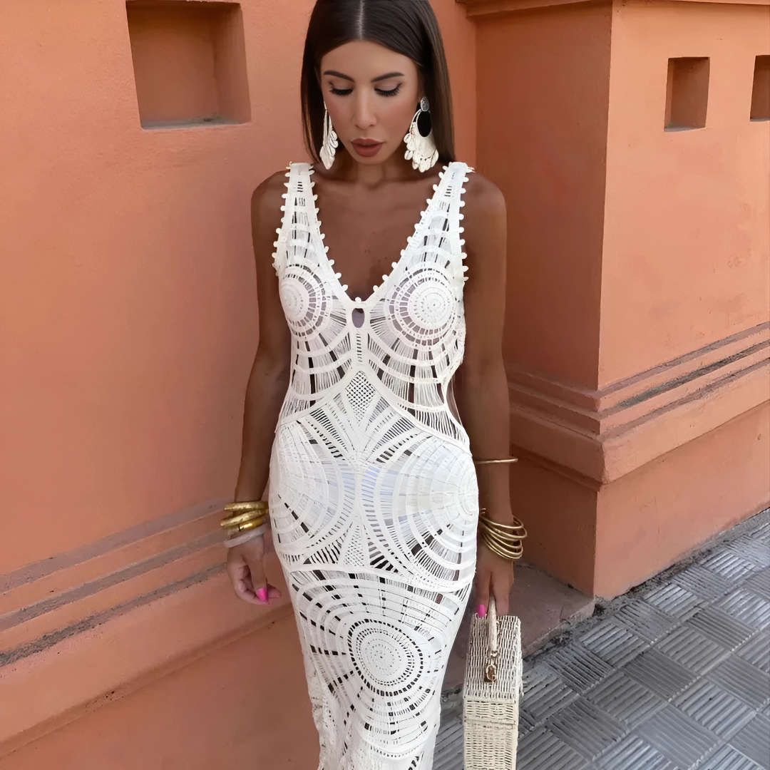 MAISON AVELORE YAIZA COAST ICON — Robe Longue