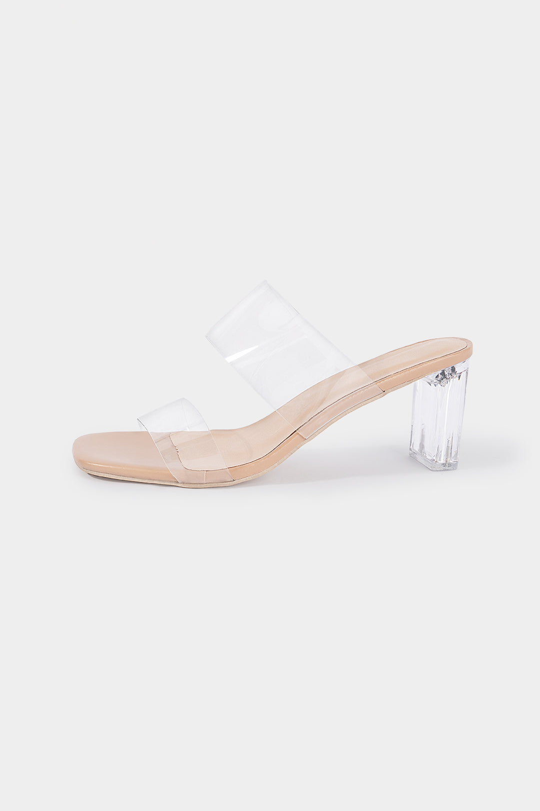 MAISON AVELORE CRYSTAL STEP — Transparent Sandales