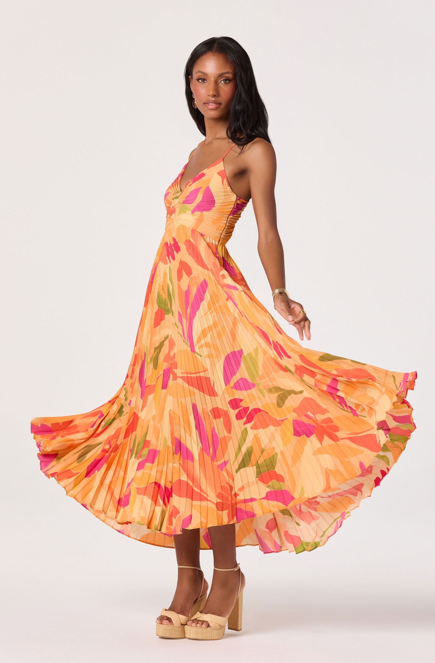 MAISON AVELORE BLYTHE — Robe Midi Florale