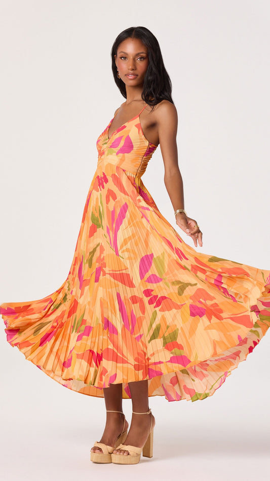 MAISON AVELORE BLYTHE — Robe Midi Florale