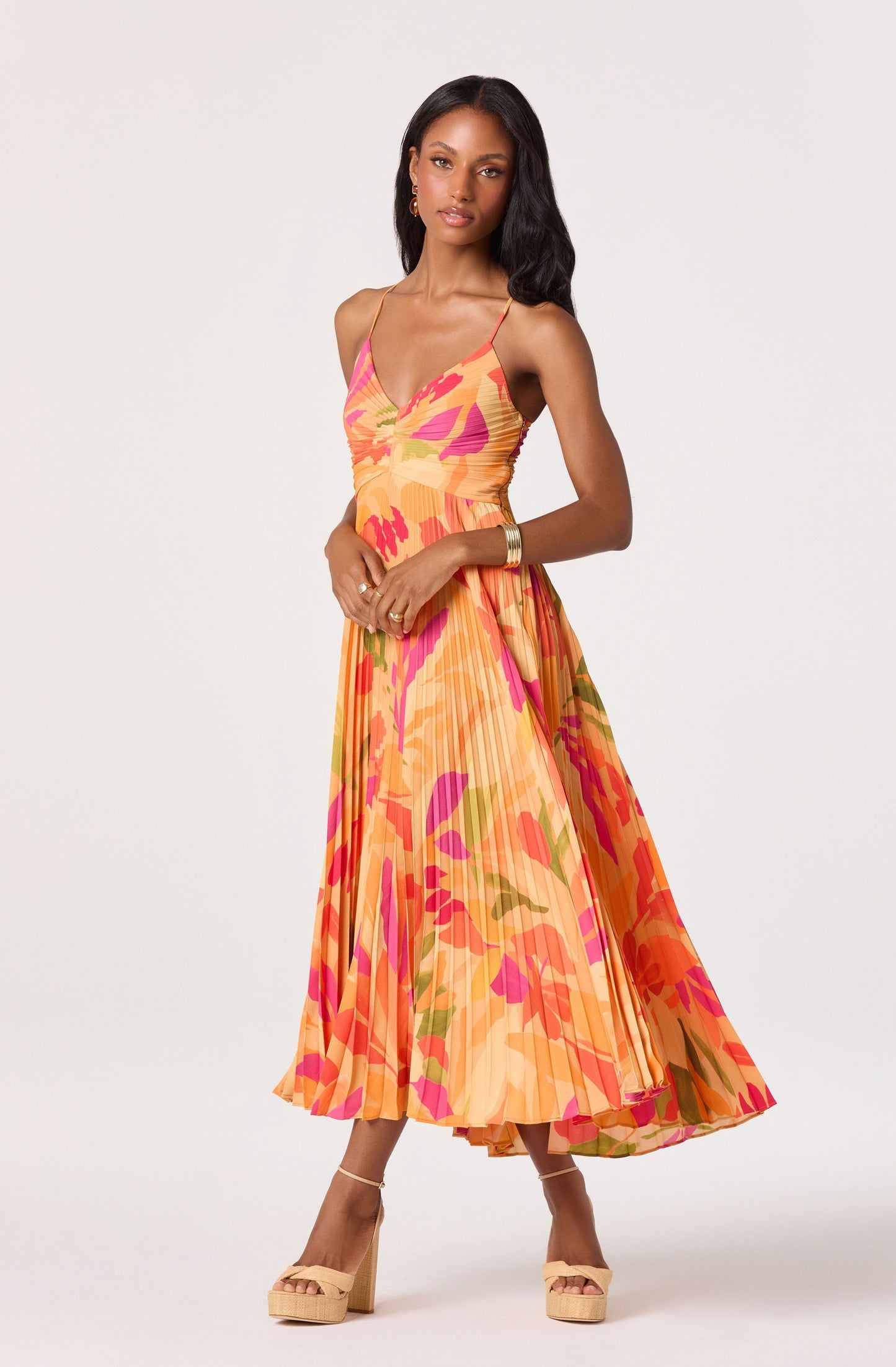 MAISON AVELORE BLYTHE — Robe Midi Florale