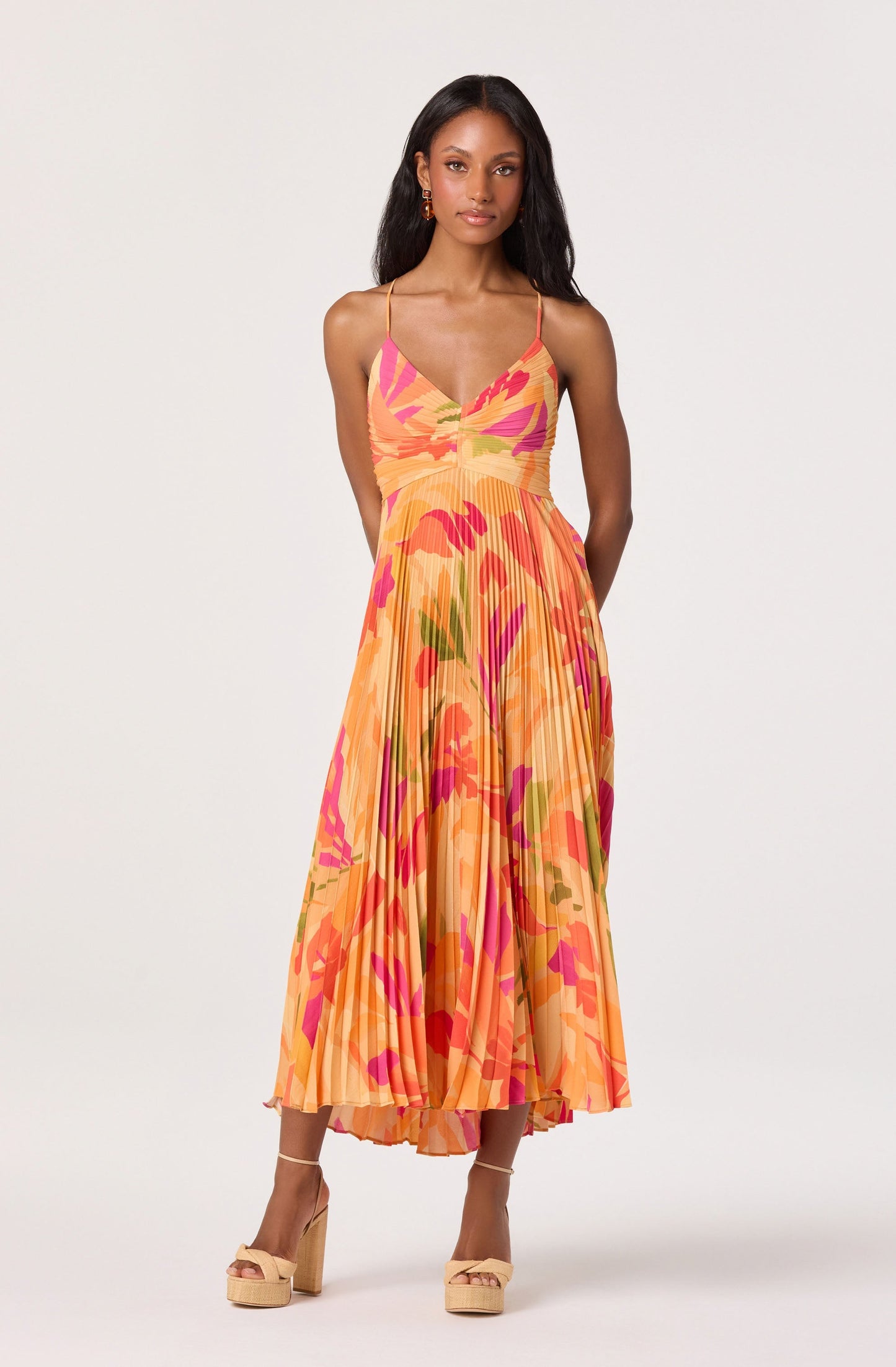 MAISON AVELORE BLYTHE — Robe Midi Florale
