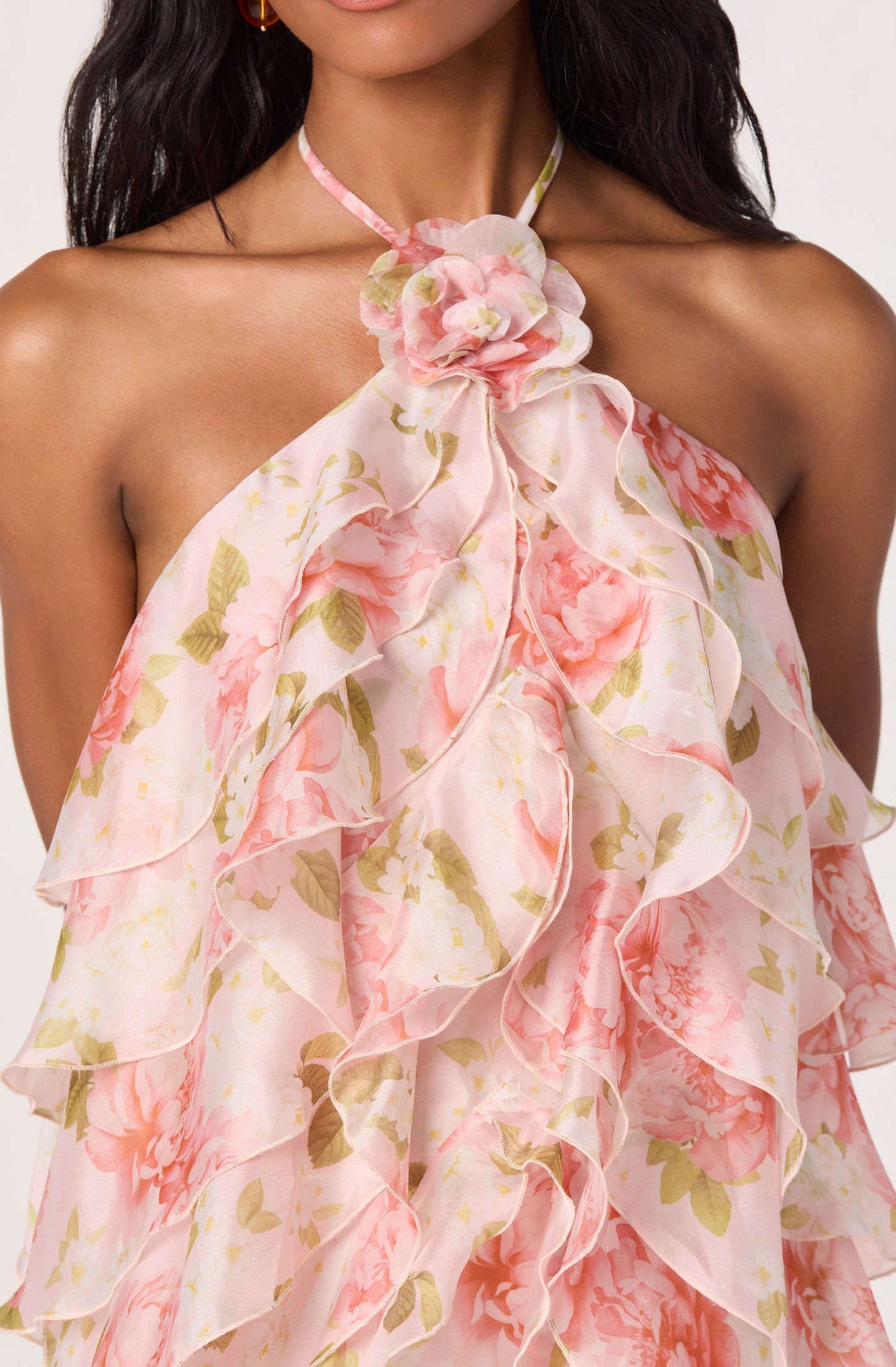 MAISON AVELORE OFRA — Mini Robe Florale