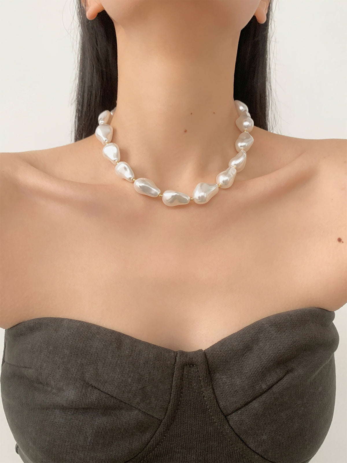MAISON AVELORE LUMIÈRE PEARL COLLIER