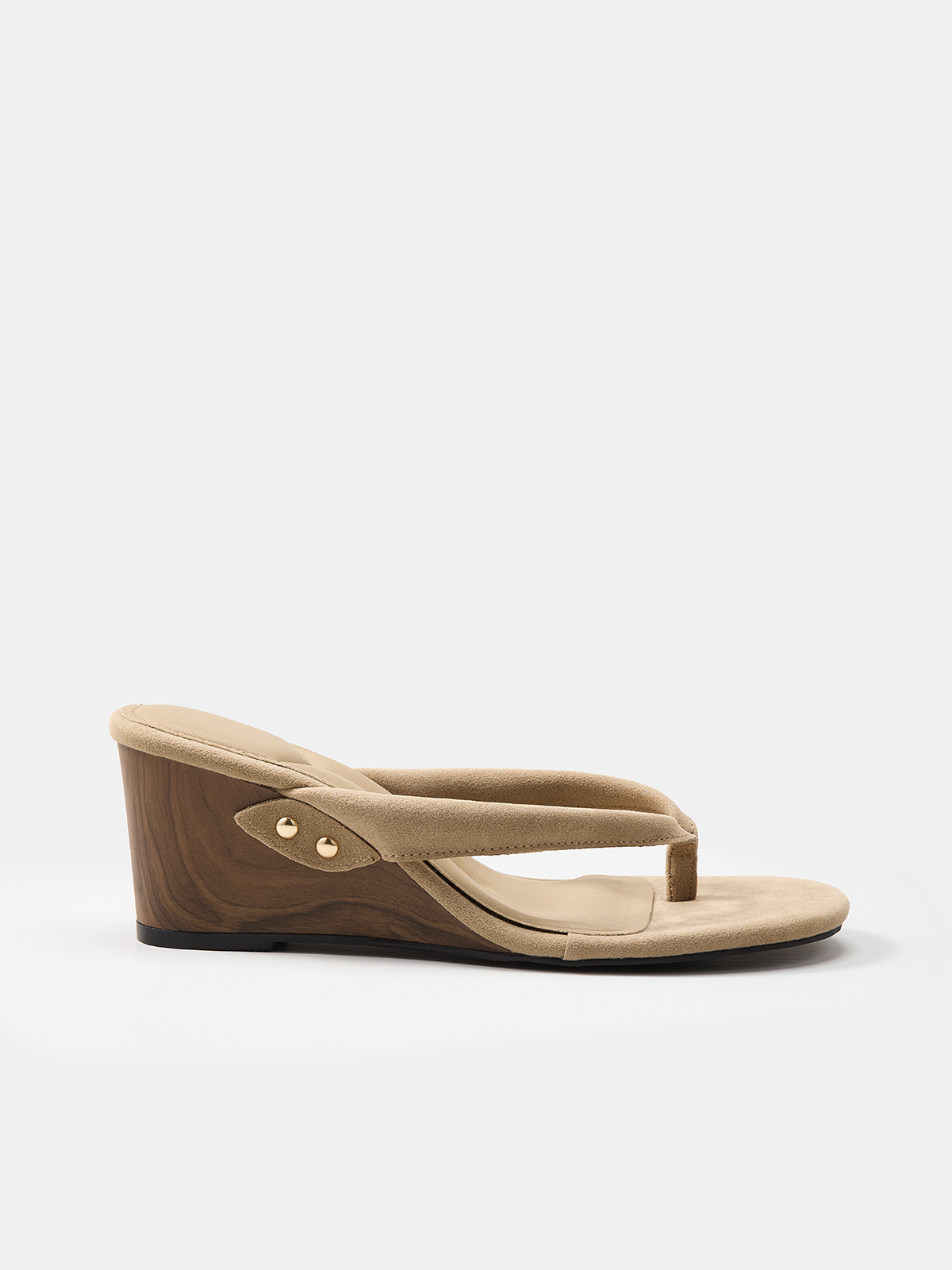 MAISON AVELORE APRICOT WEDGE — Sandales