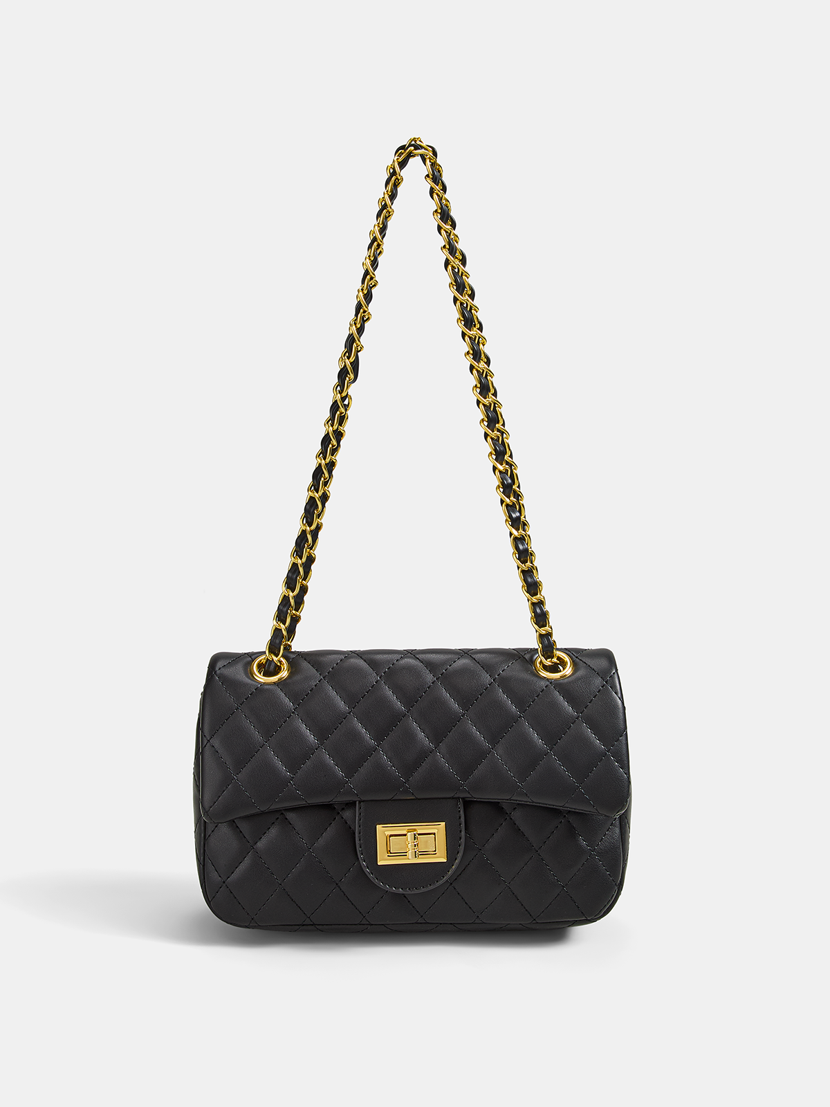 MAISON AVELORE MONACO QUILTED SAC — Black