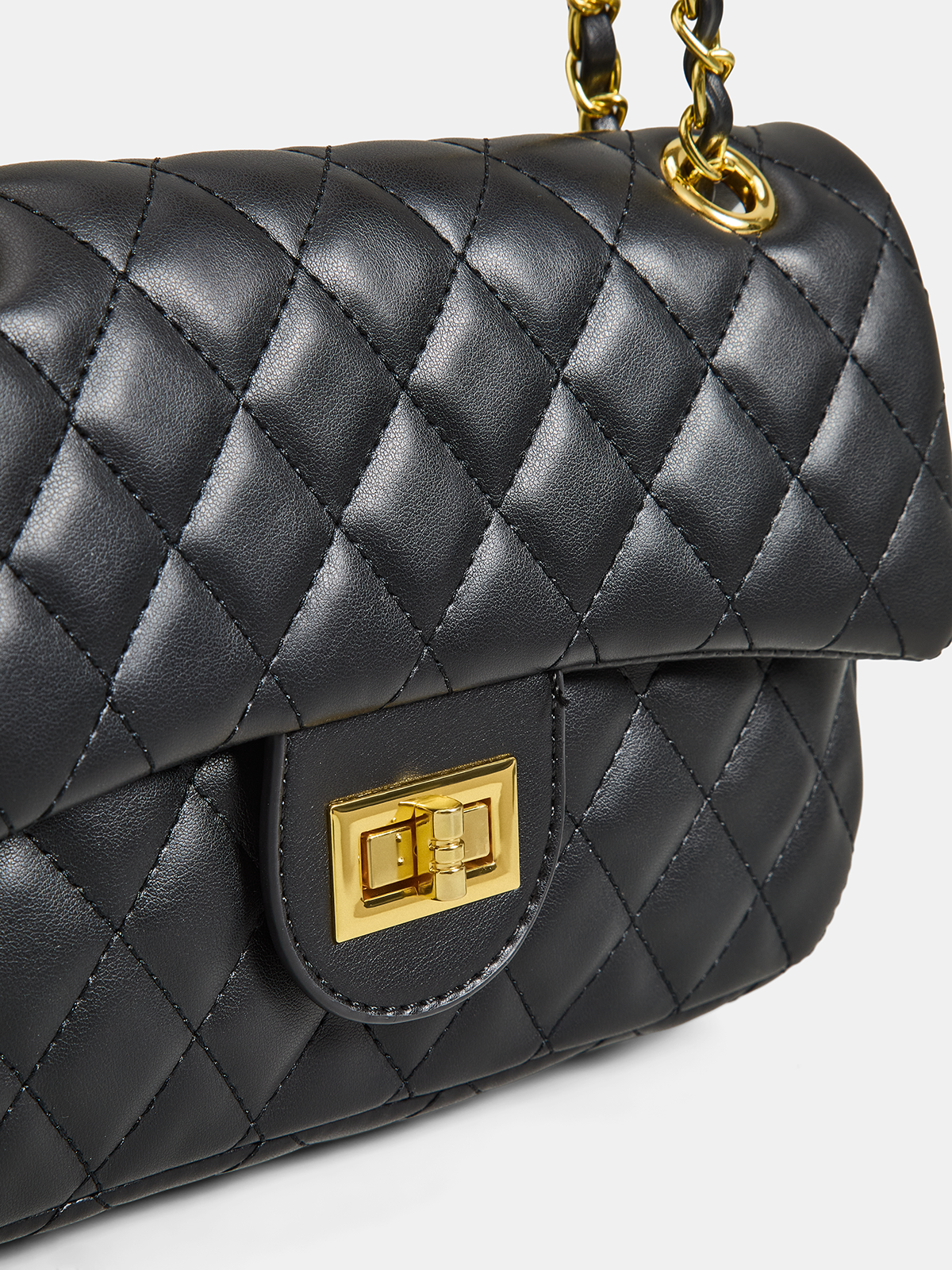 MAISON AVELORE MONACO QUILTED SAC — Black