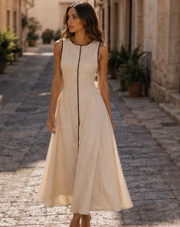 MAISON AVELORE SIREN GAZE — Robe Longue