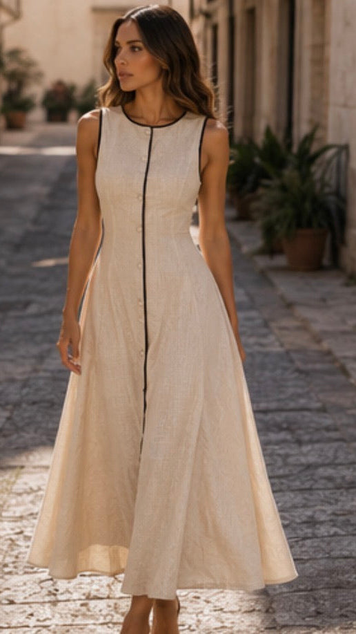 MAISON AVELORE SIREN GAZE — Robe Longue