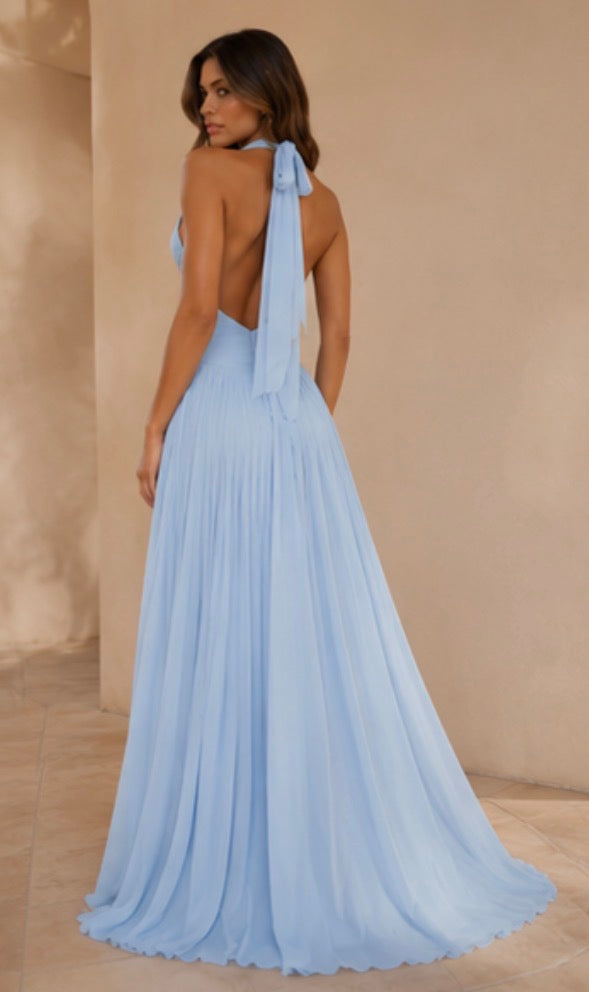 MAISON AVELORE TÉRÉBENTHINE — Robe Longue en Satin