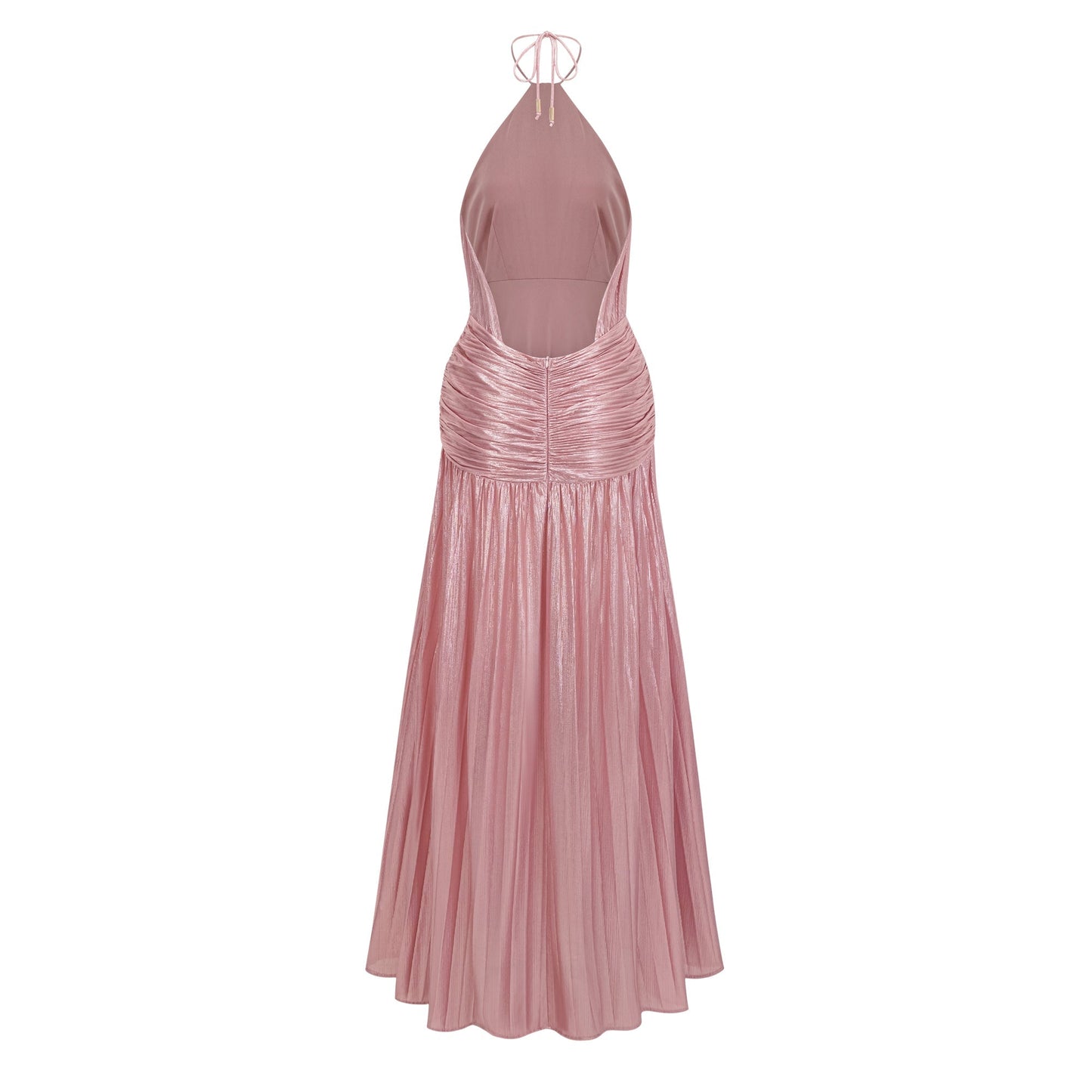 MAISON AVELORE ALCHIMIE — Robe Longue Plissée Brillante