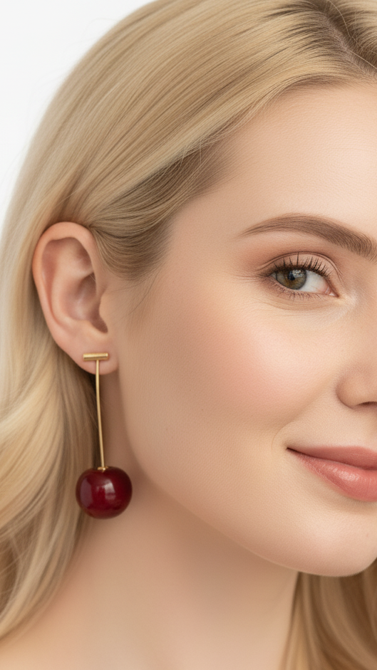 Boucles d'oreilles Cherry Luxe – Paire