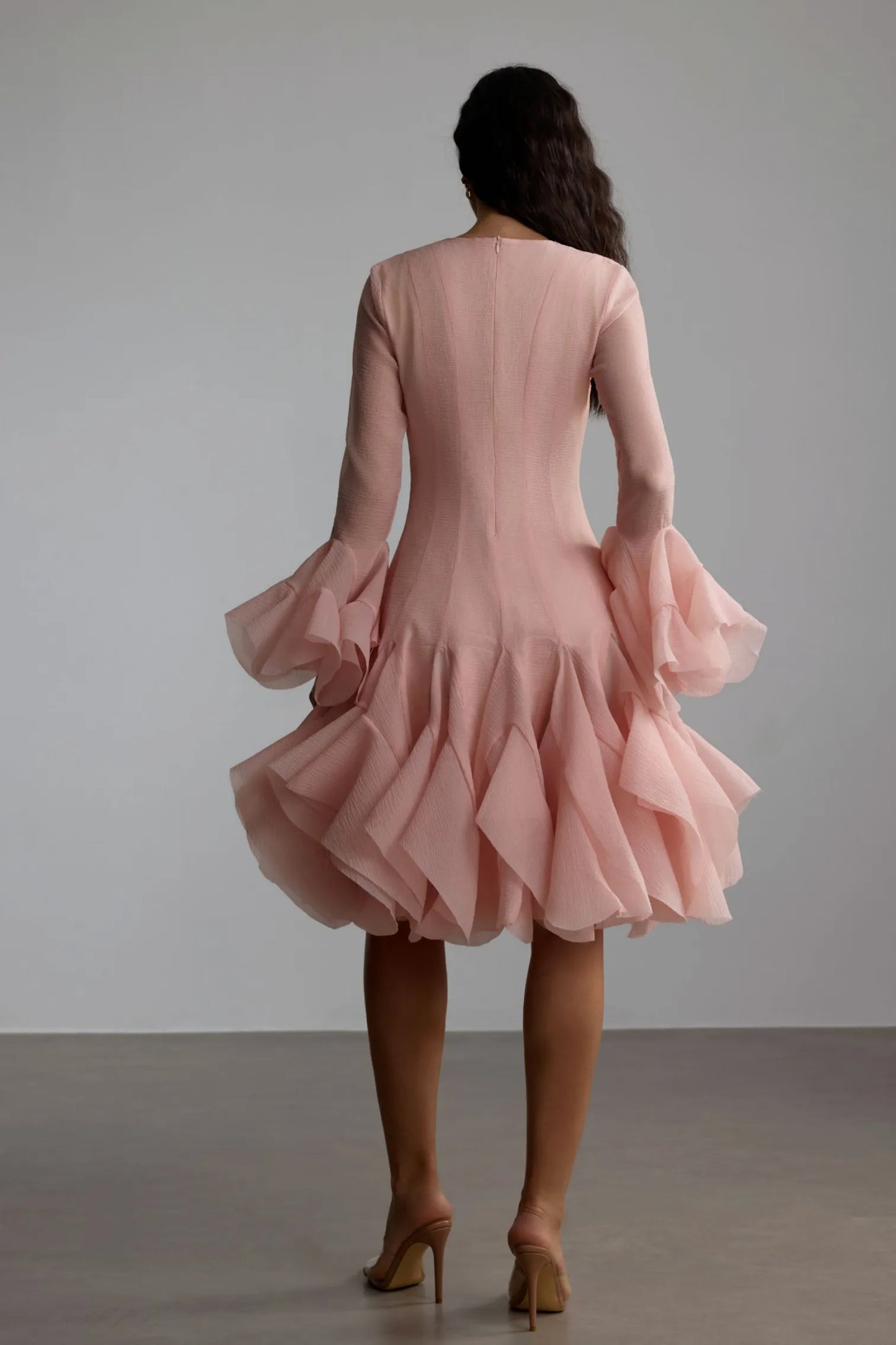 MAISON AVELORE CARTER — Robe Midi à Volants