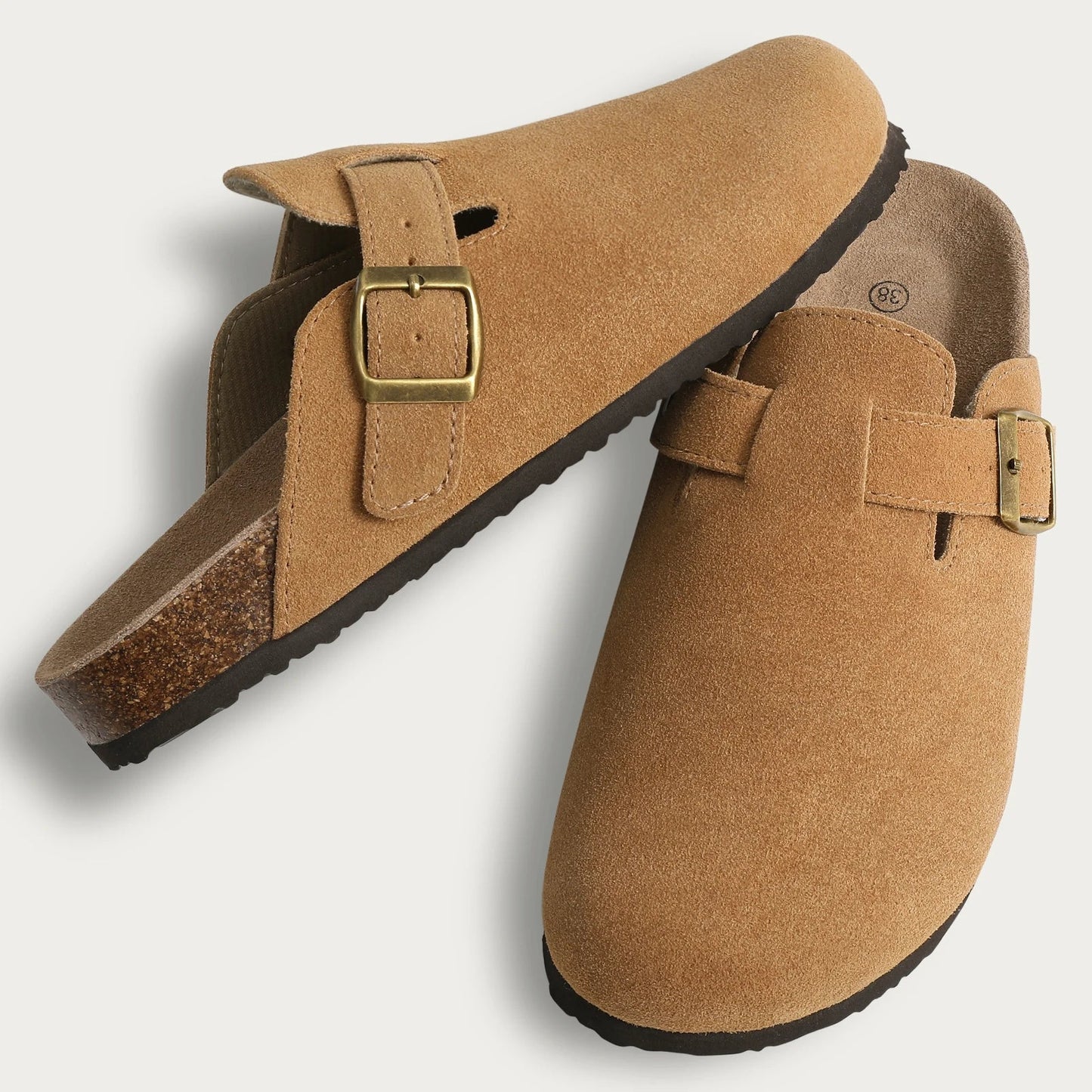 MAISON AVELORE ELSIE — Sabots en Daim (Multicolore)