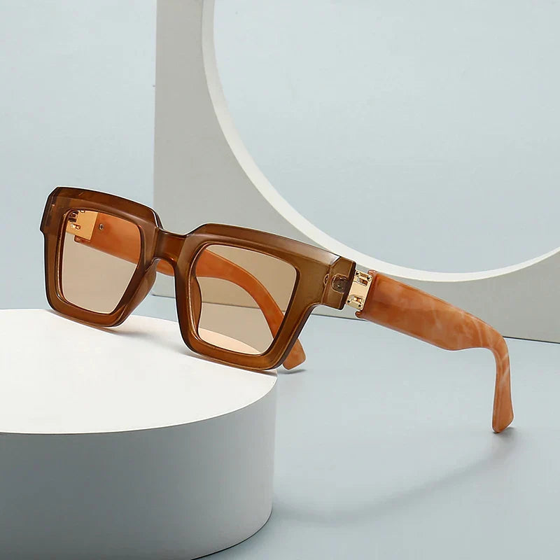 MAISON AVELORE KATARIN — Luxe Cat Eye Lunettes de Soleil (Multicolore)