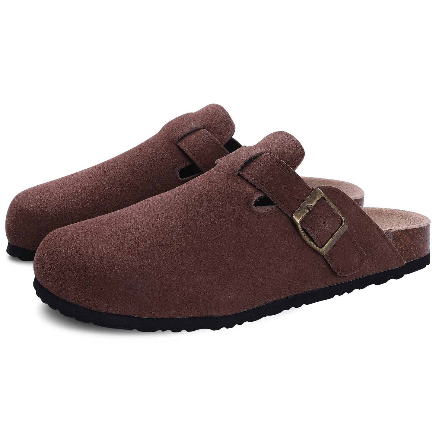 MAISON AVELORE ELSIE — Sabots en Daim (Multicolore)
