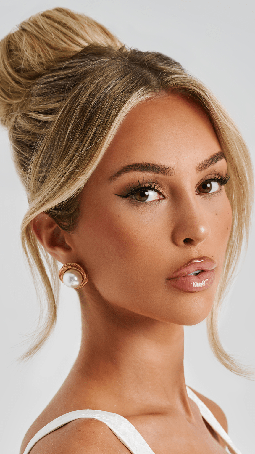 MAISON AVELORE DAVINA PEARL — Boucles d'Oreilles
