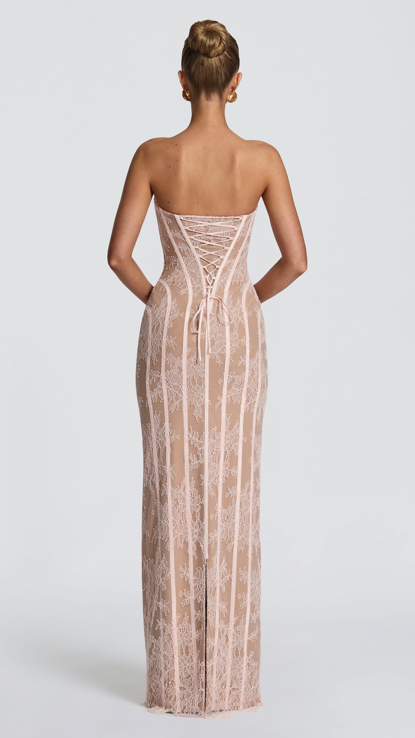 MAISON AVELORE BLUSH ICON — Vestido Maxi
