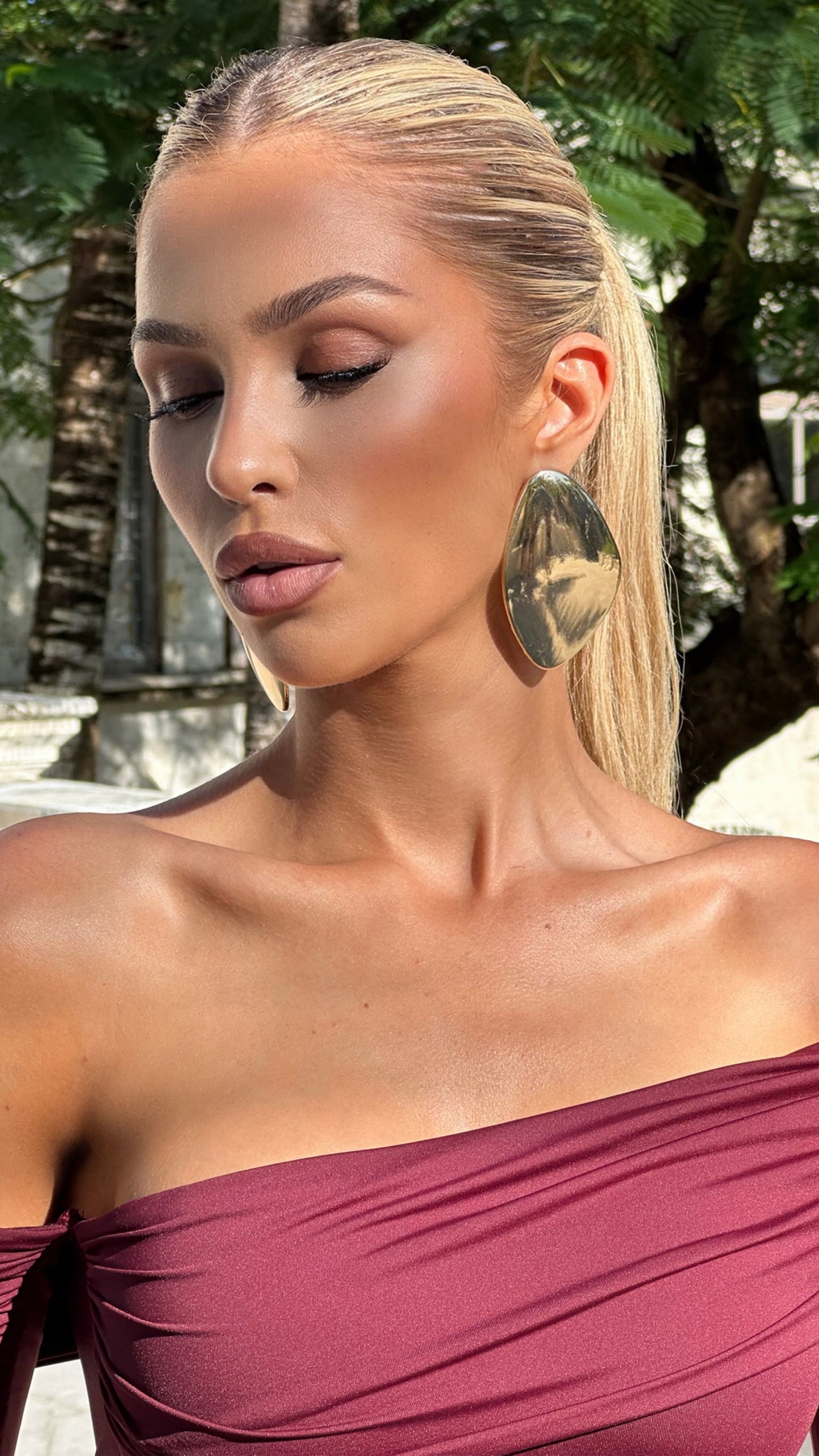 MAISON AVELORE YUKI DISC — Boucles d'Oreilles